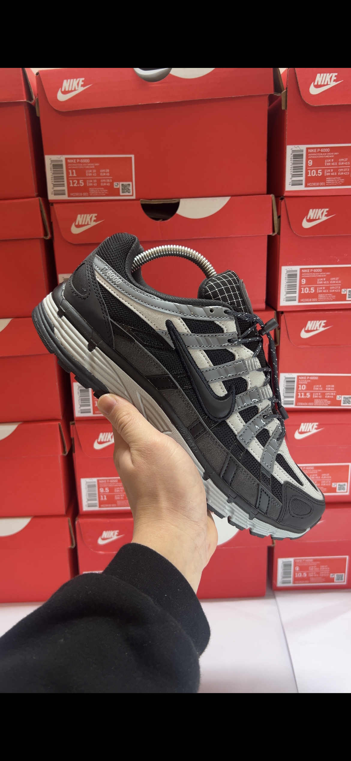 NIKE P6000 ANTHRACITE SMOKE GREY