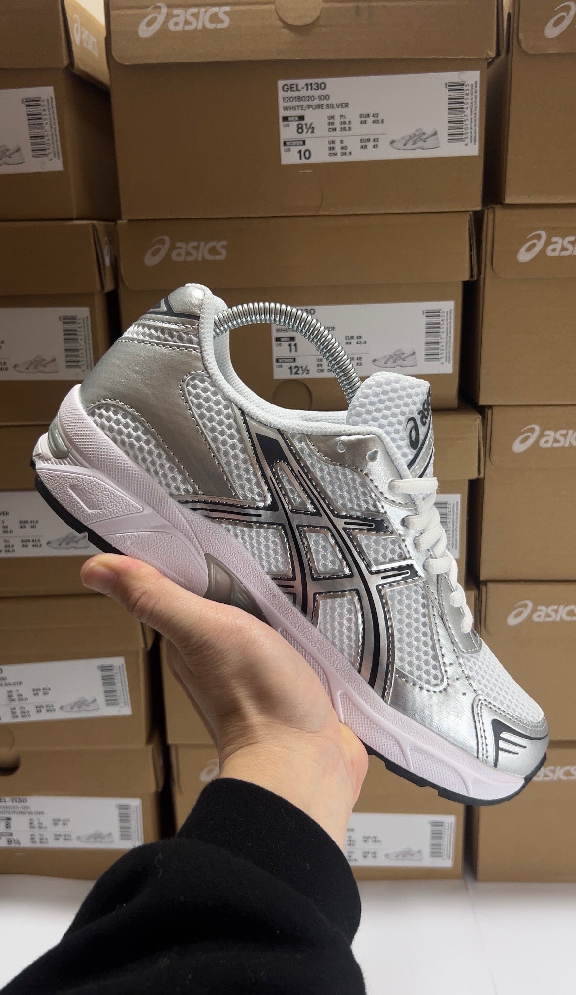 ASICS GEL-1130 PURE WHITE SILVER